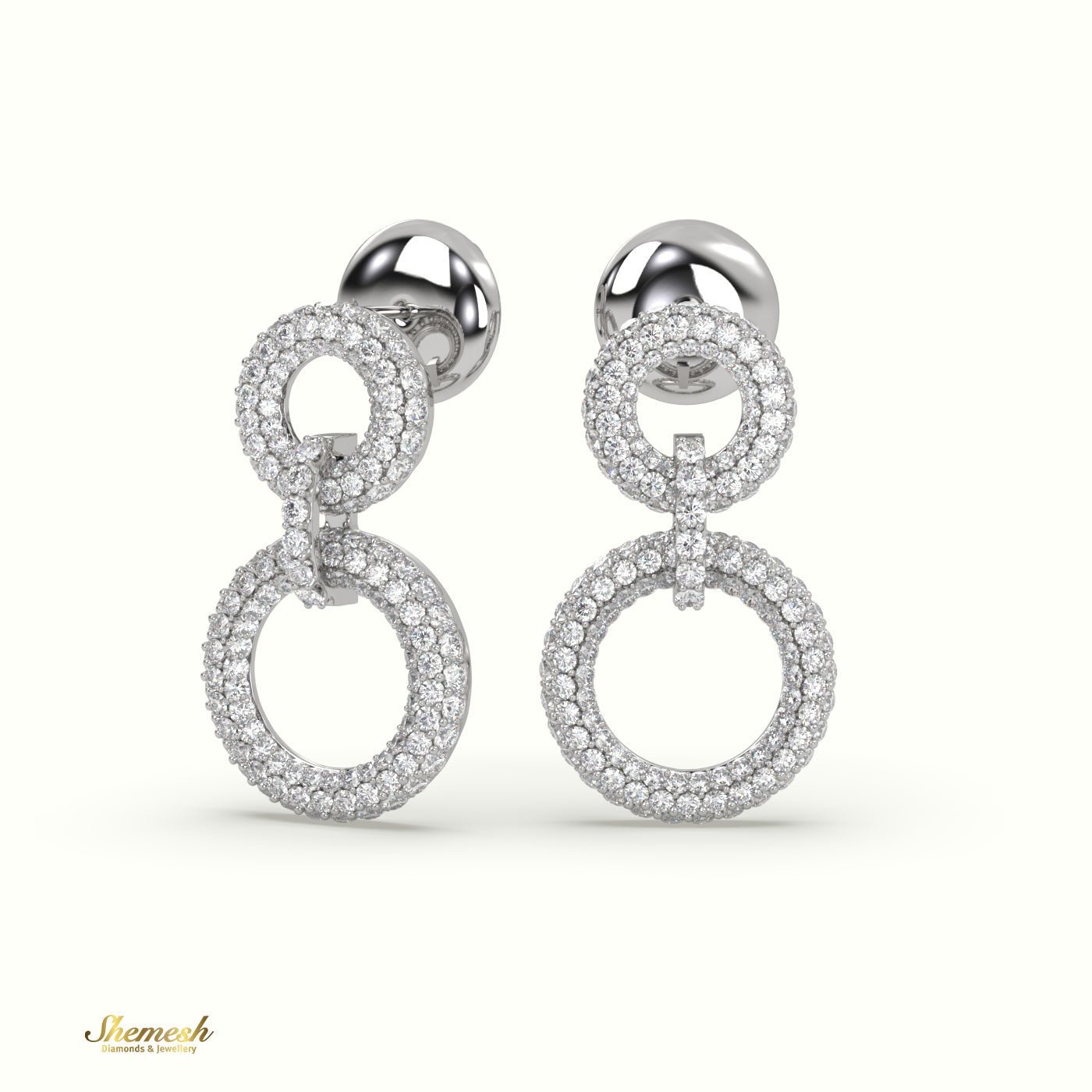 18K Gold Hollow Hoop Earrings - shemesh_diamonds