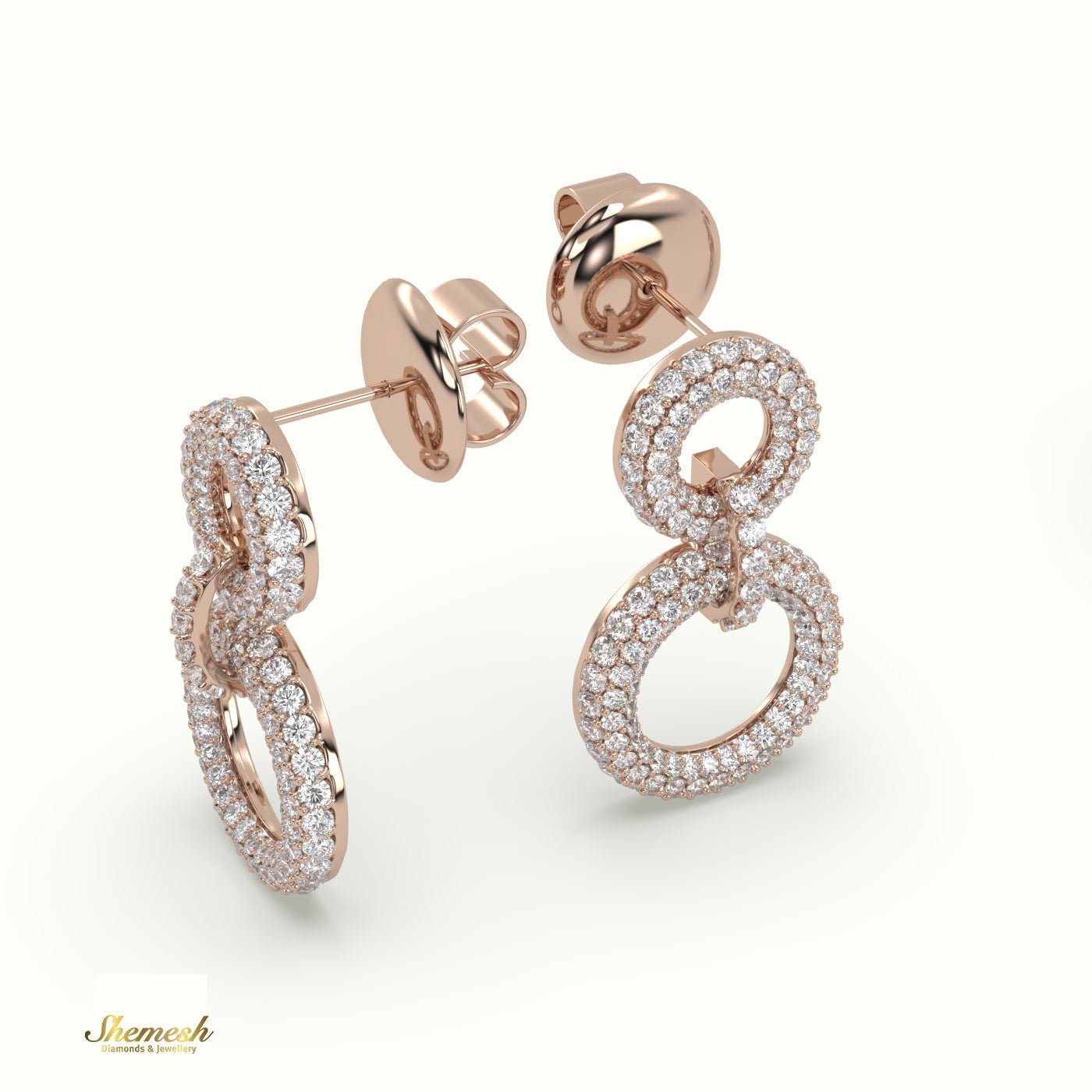 18K Gold Hollow Hoop Earrings - shemesh_diamonds