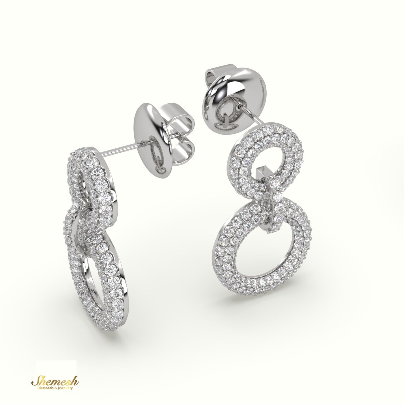 18K Gold Hollow Hoop Earrings - shemesh_diamonds