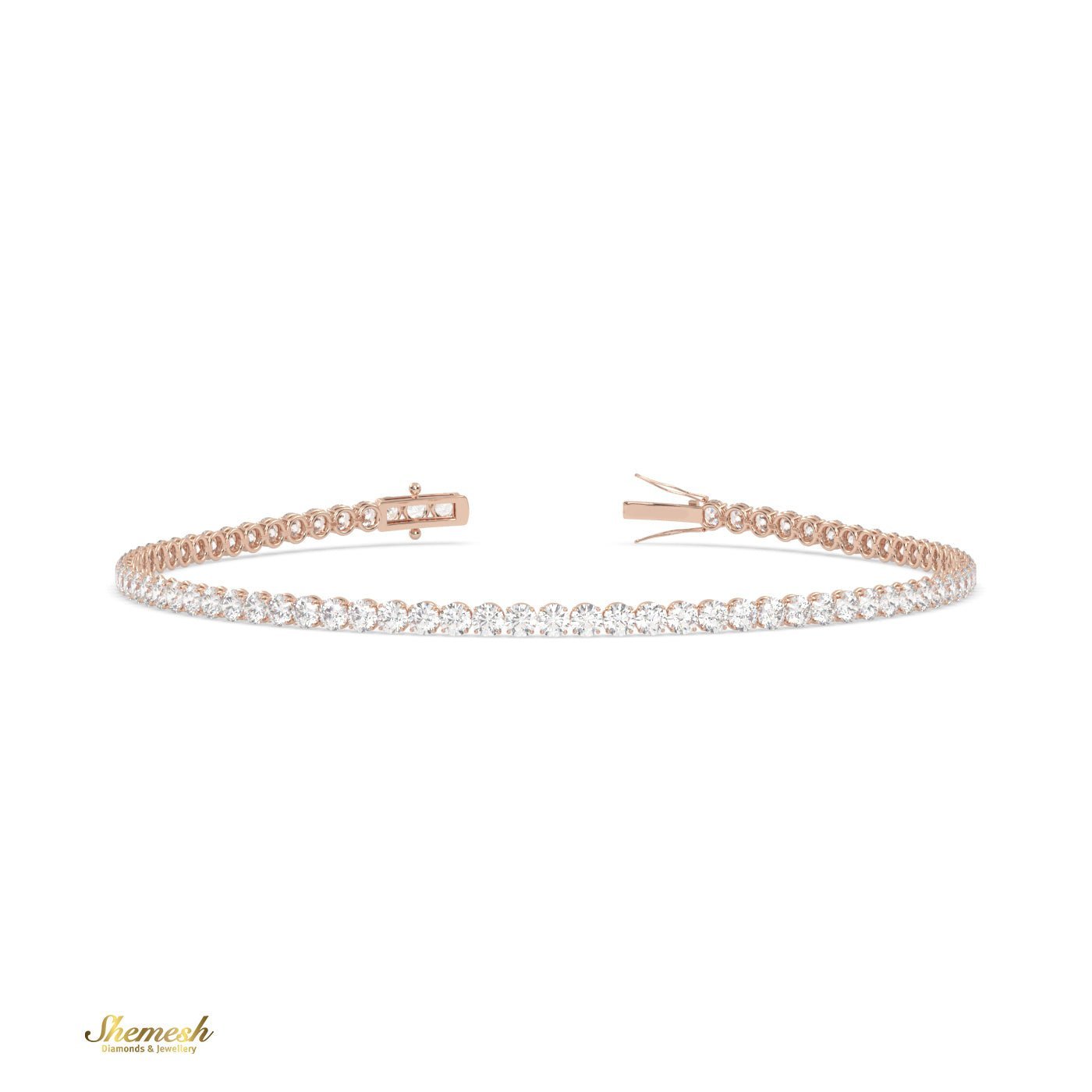 18K Gold Diamond Tennis Bracelet - shemesh_diamonds