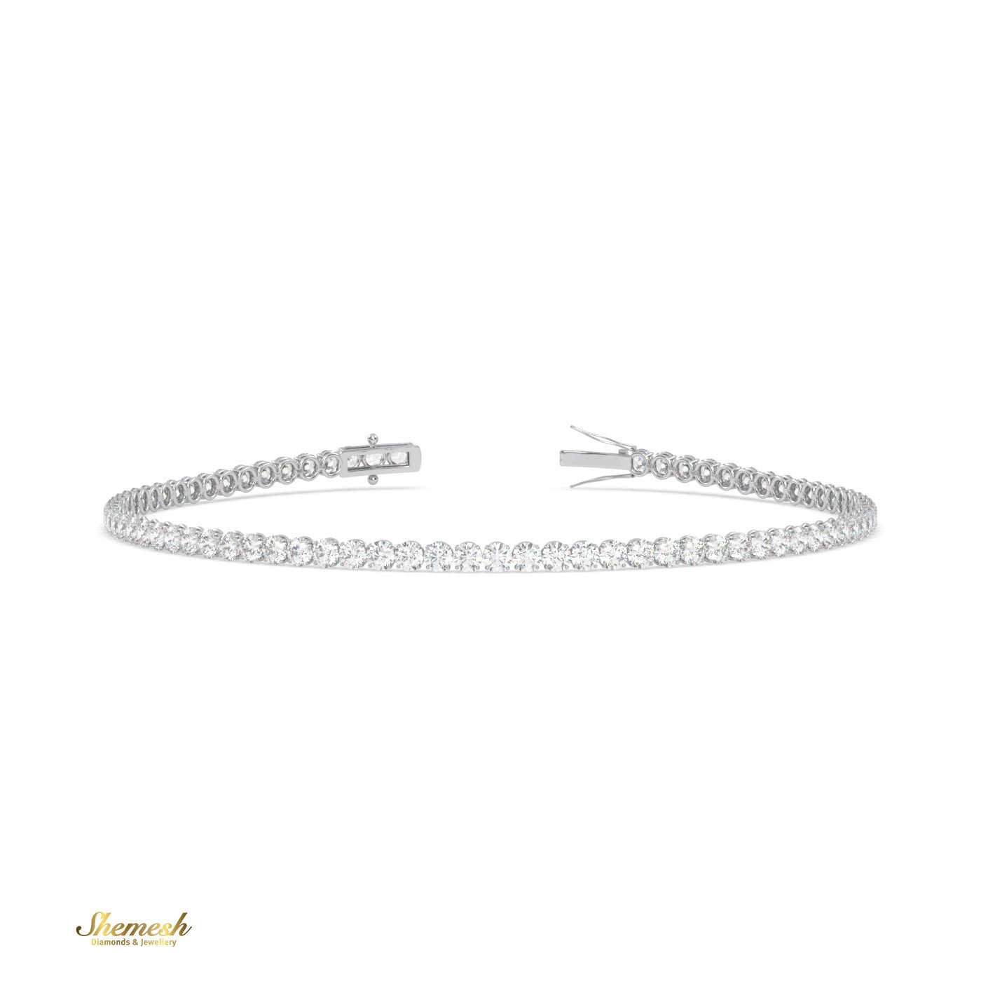 18K Gold Diamond Tennis Bracelet - shemesh_diamonds