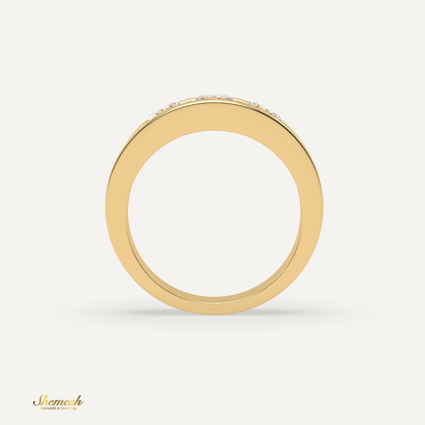 18K Gold 3 - Round Diamond Ring - shemesh_diamonds