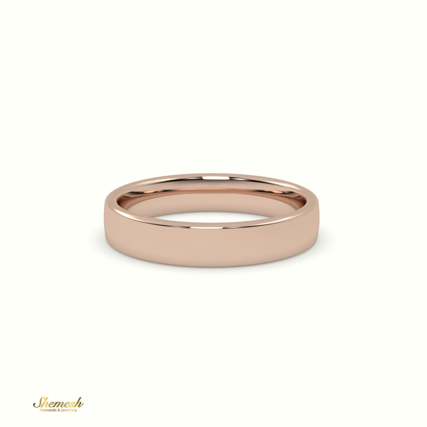 18K Gold Comfort Fit Classic Wedding Band for Women - shemesh_diamonds