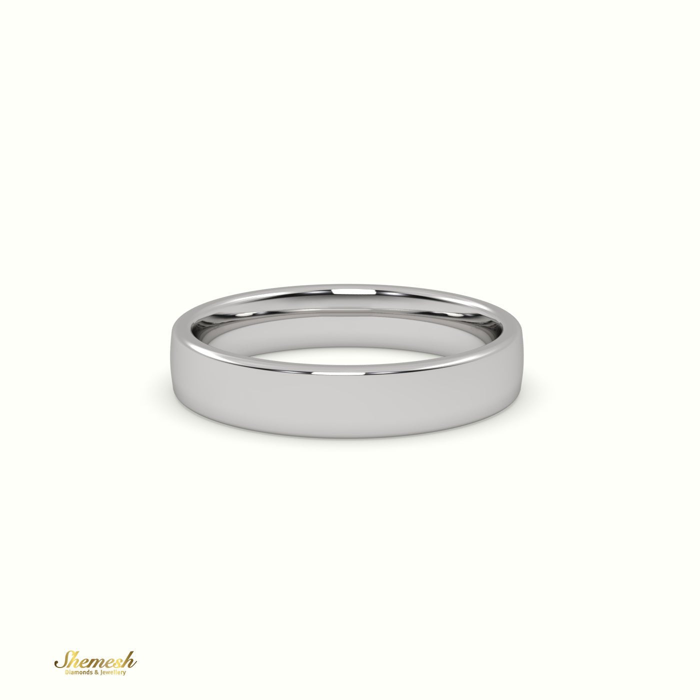 18K Gold Comfort Fit Classic Wedding Band for Women - shemesh_diamonds