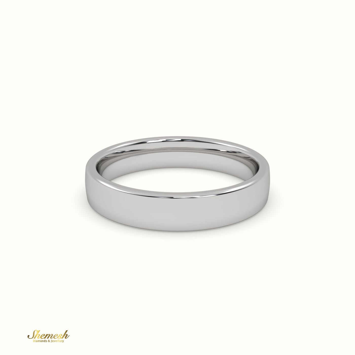 18K Gold Comfort Fit Classic Wedding Band for Women - shemesh_diamonds