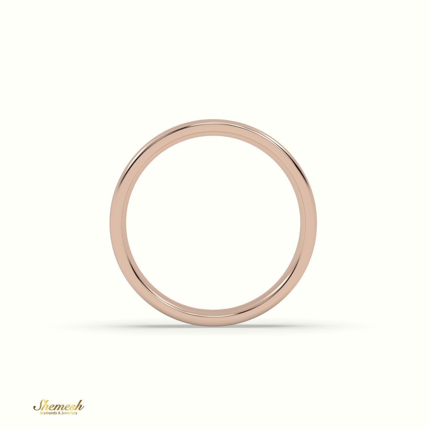 18K Gold Comfort Fit Classic Wedding Band for Women - shemesh_diamonds