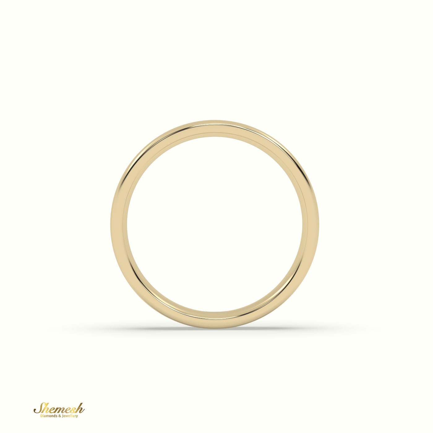 18K Gold Comfort Fit Classic Wedding Band for Women - shemesh_diamonds