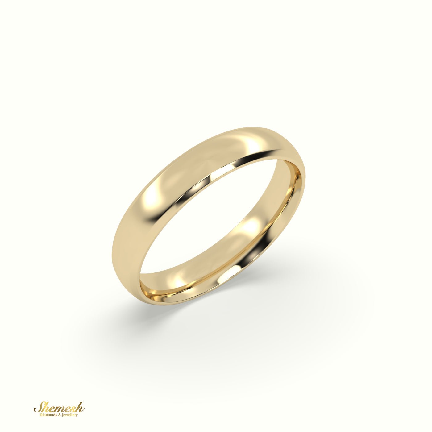 Modern Court Wedding Band for Women - shemesh_diamonds