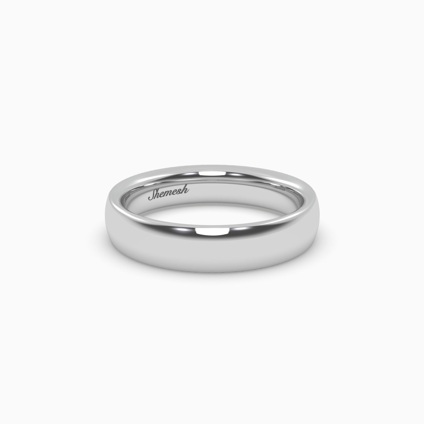 Stunning Concave Men's Wedding Rings - shemesh_diamonds