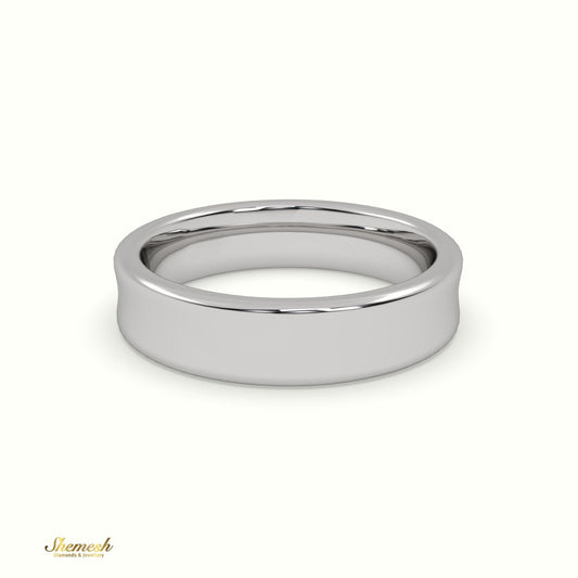 18K Gold Men's Wedding Band - shemesh_diamonds