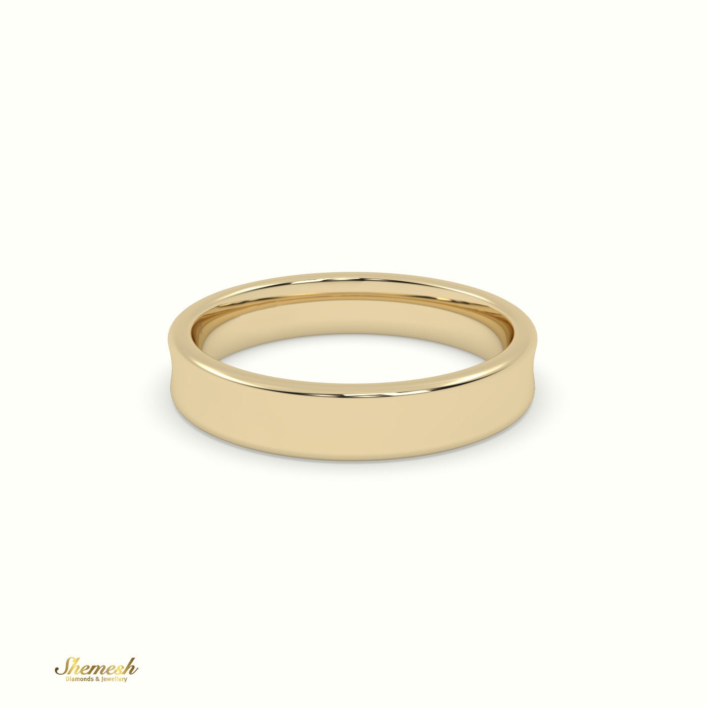 18K Gold Classic Women's Wedding Band - shemesh_diamonds