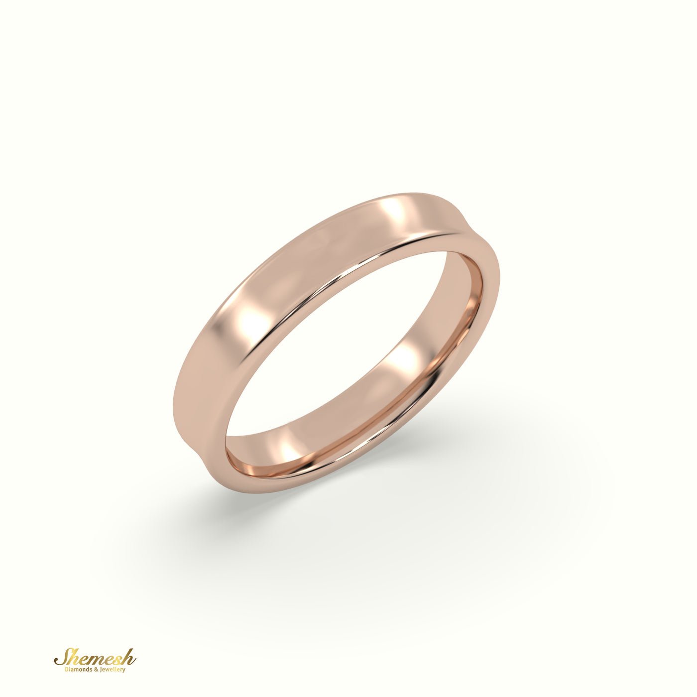 18K Gold Classic Women's Wedding Band - shemesh_diamonds