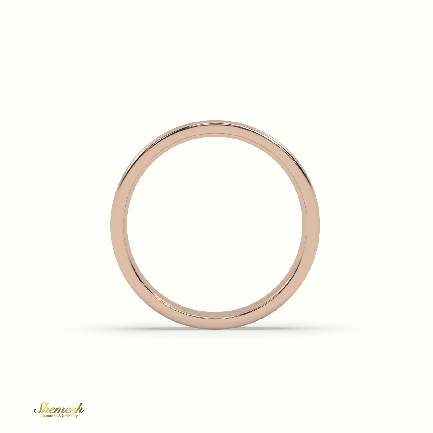 18K Gold Classic Women's Wedding Band - shemesh_diamonds