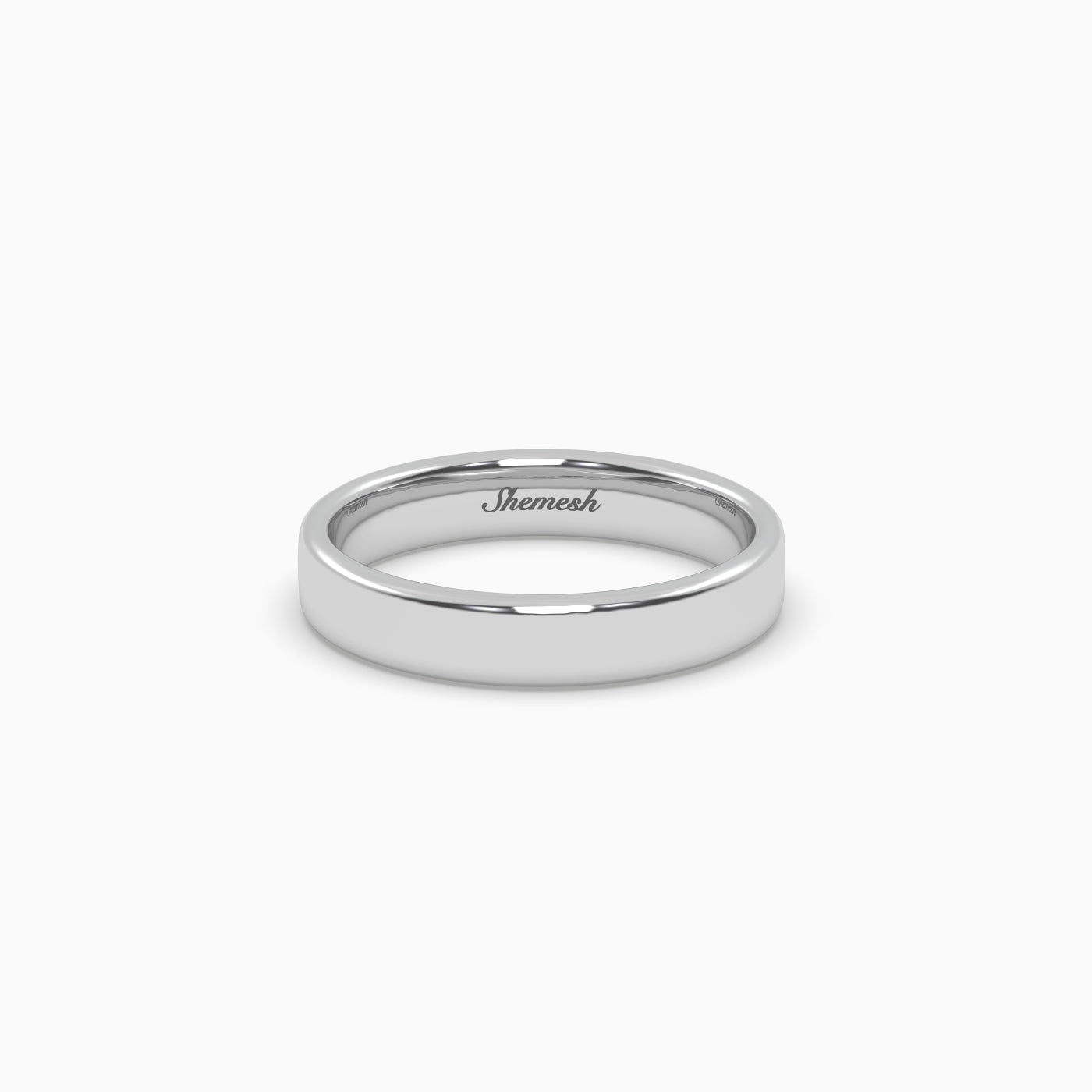 Comfort fit Classic Wedding band for women - shemesh_diamonds