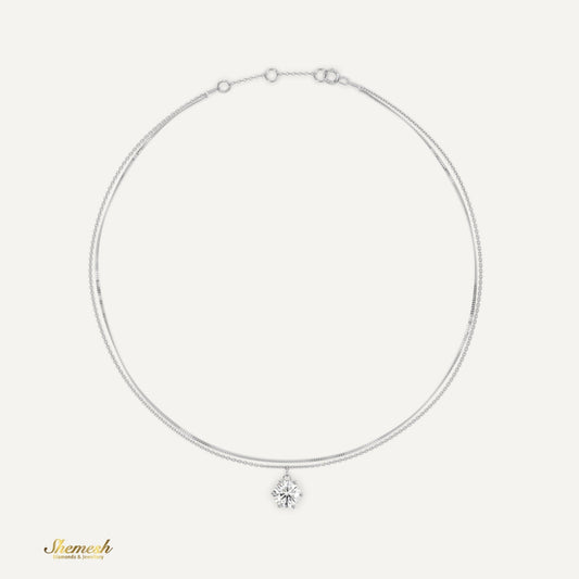 18K Gold Double Chain Diamond Bracelet - shemesh_diamonds