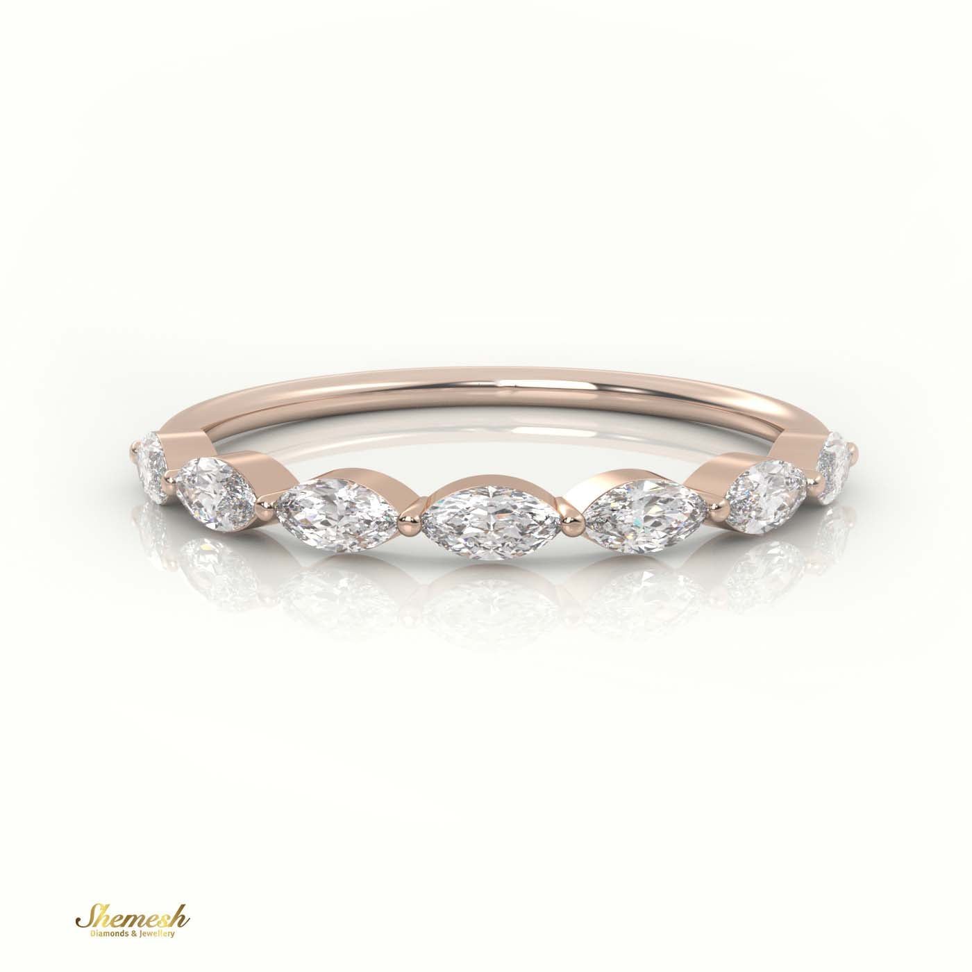 18K Gold Marquise Cut Diamond Designer Ring - shemesh_diamonds