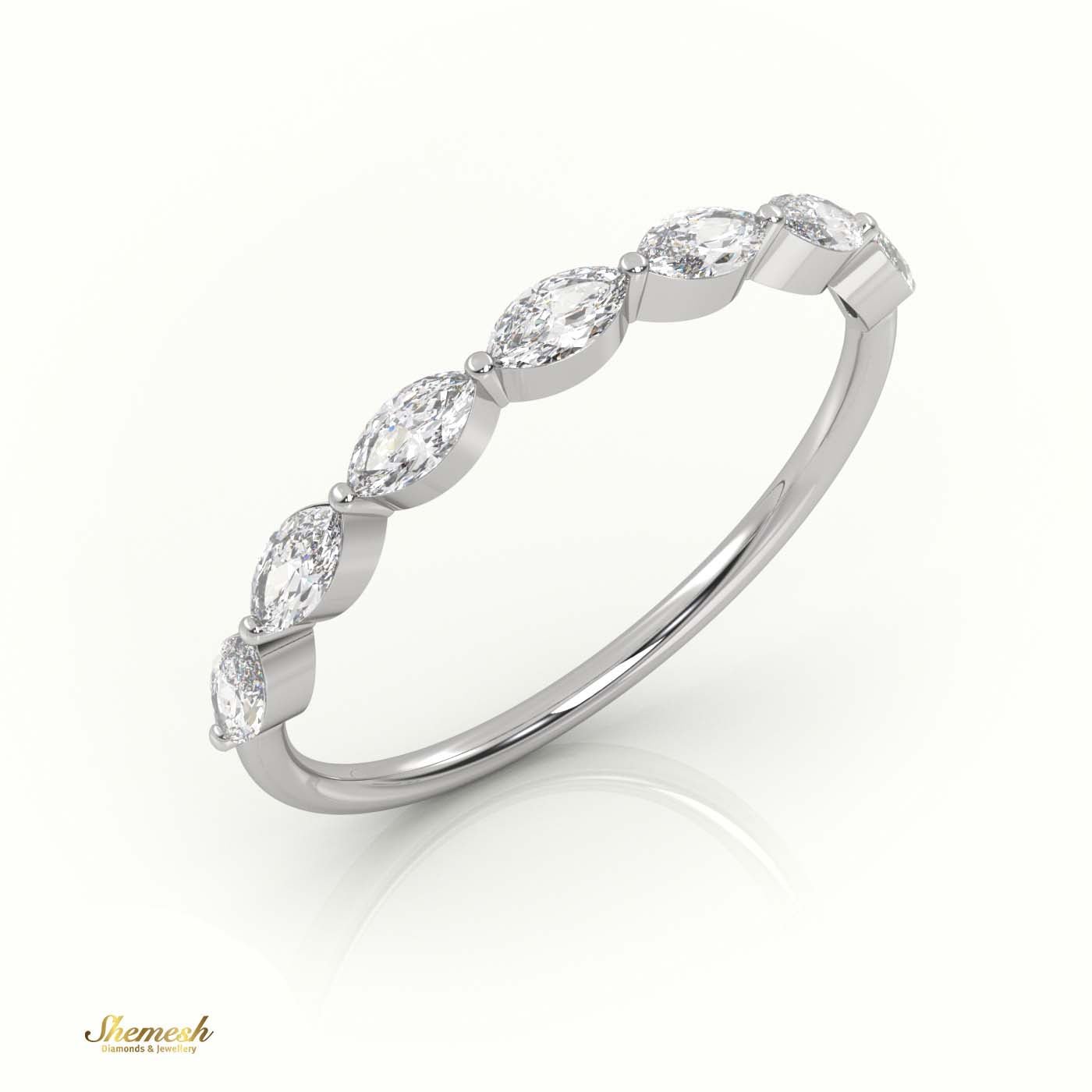 18K Gold Marquise Cut Diamond Designer Ring - shemesh_diamonds