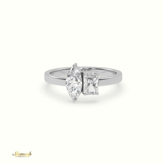 18K Gold 4 Prongs Round Diamond Solitaire Engagement Ring - shemesh_diamonds