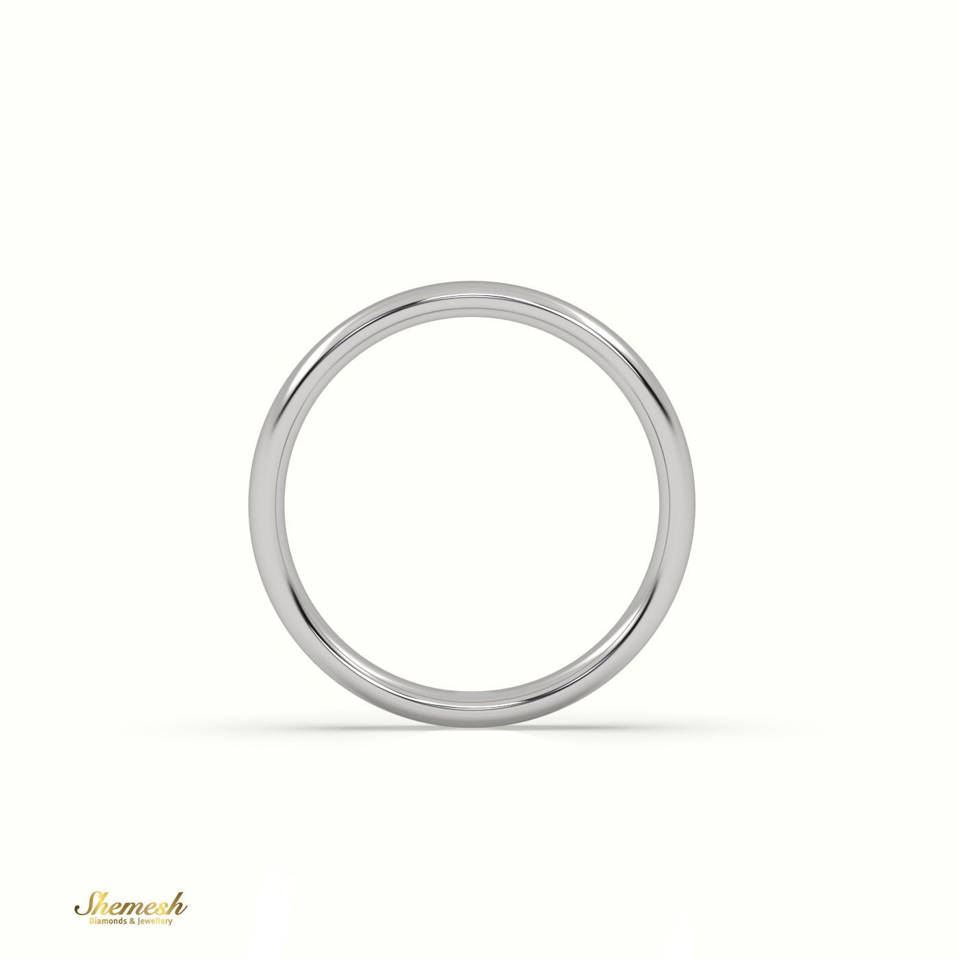 18K Gold Traditional Comfort Fit Wedding Band - shemesh_diamonds