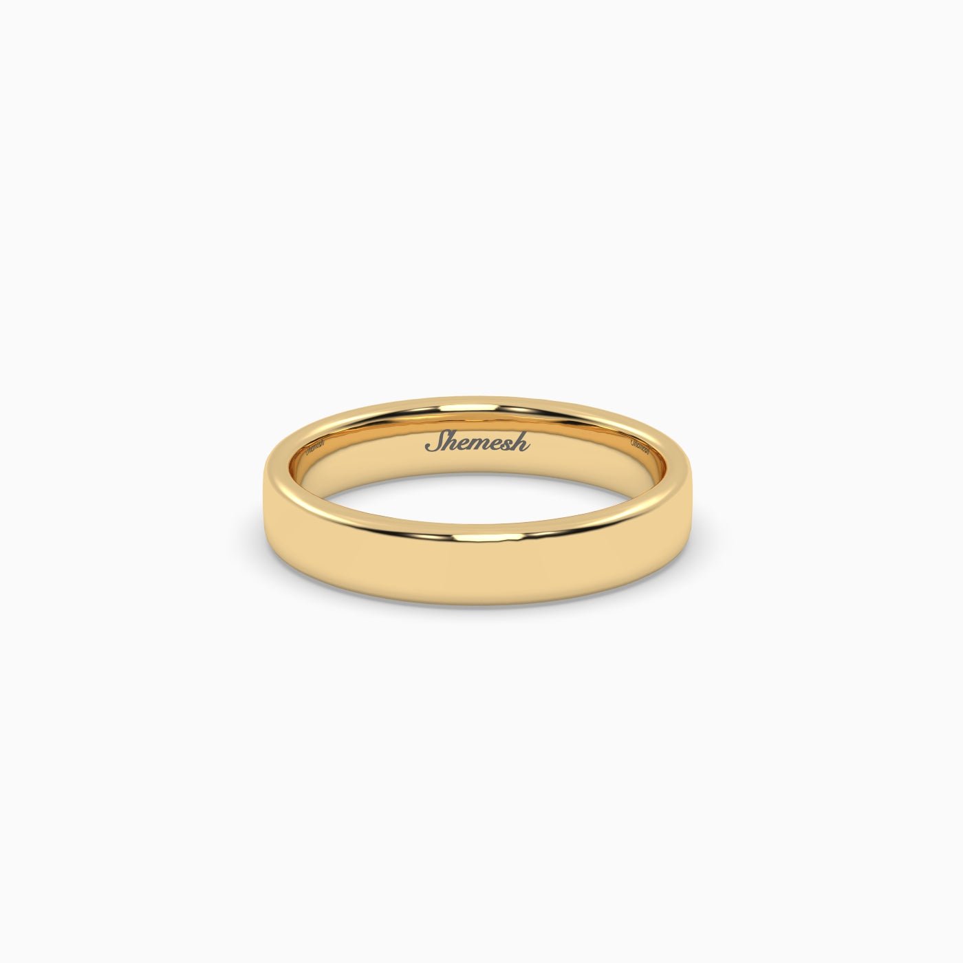 Comfort fit Classic Wedding band for women - shemesh_diamonds