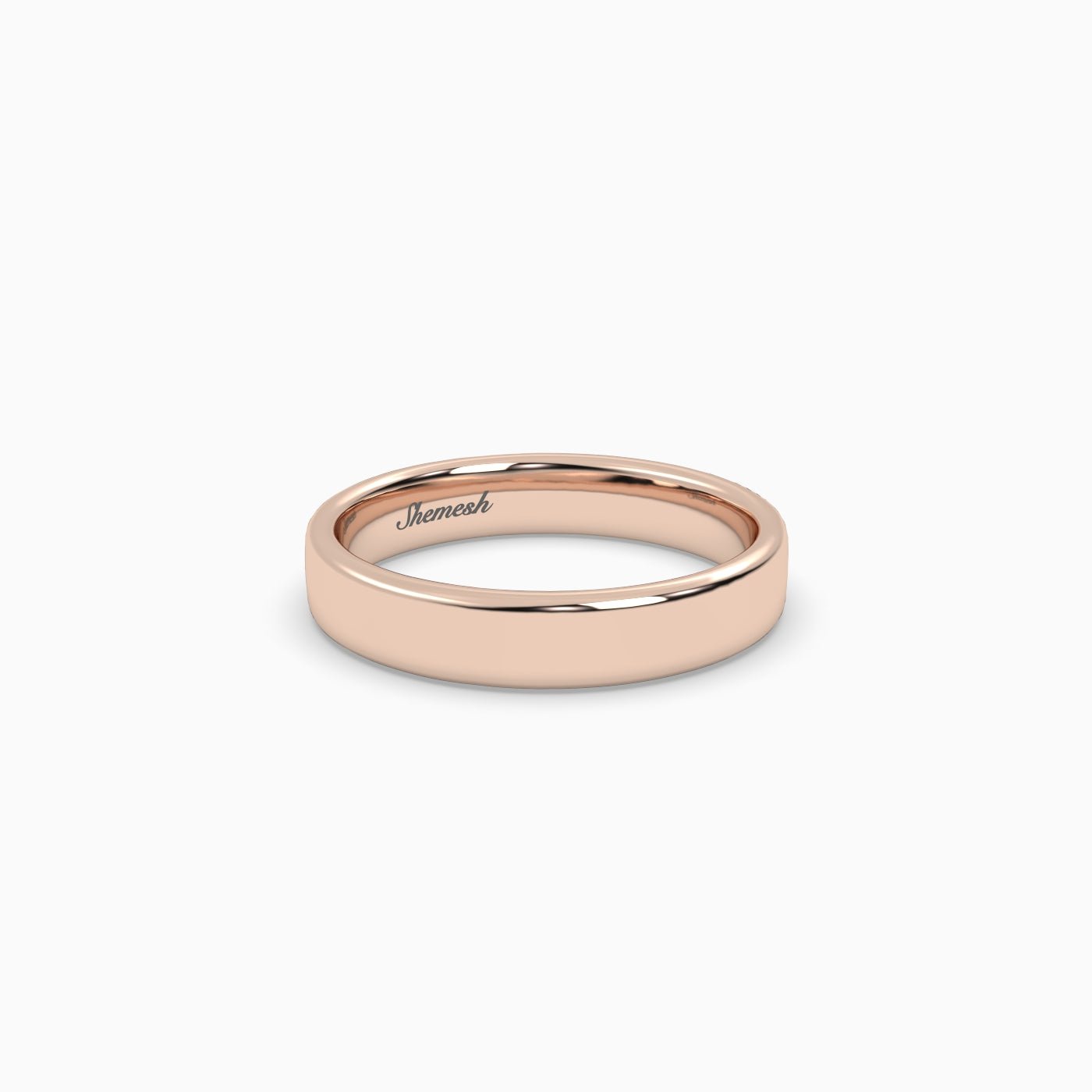 Comfort fit Classic Wedding band for women - shemesh_diamonds