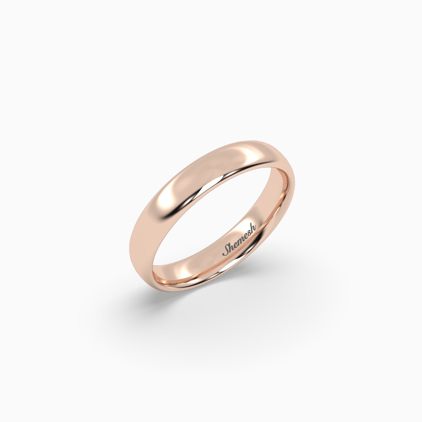 Modern Court Wedding Band - shemesh_diamonds